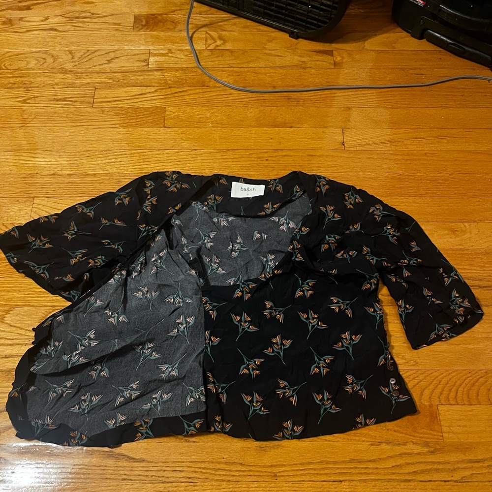 Ba&sh Ferdy top, noir, xs / us 4 - Picture 7 of 16